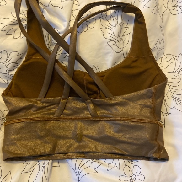 Gold/Bronze Lululemon Sports Bra - Picture 2 of 3